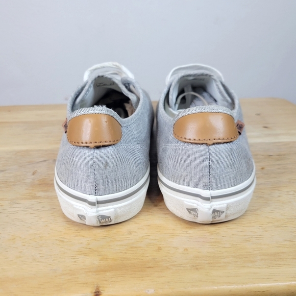 VANS Ortholite Sneakers, Heather Gray w/ Leather Accent, Womens Size : 9.5 - Picture 8 of 15